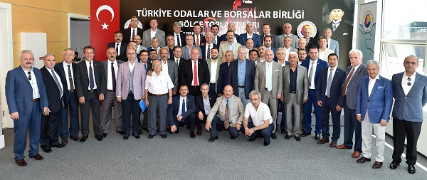 EGE BÖLGESİ İSTİŞARE TOPLANTISI TOBB'DA GERÇEKLEŞTİRİLDİ